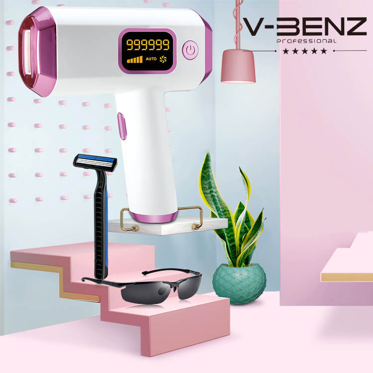 جهاز الليزر لازالة الشعر للابد V-BENZ